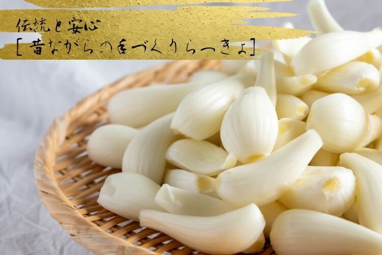 (リベポ、クレ可💳)新漬!!手づくり自家製らっきょう　700g