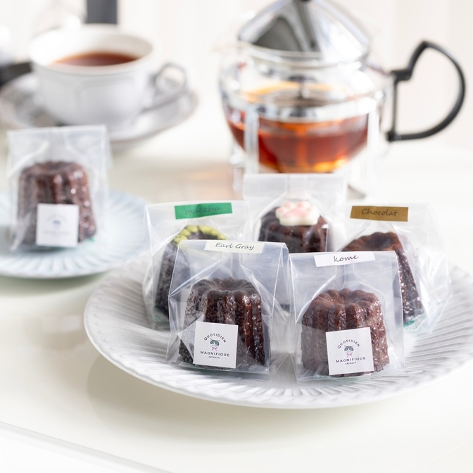 💝リベフェスで720個完売‼️
⭐️肉球カヌレ入り極みカヌレ全種類アソート6個セット