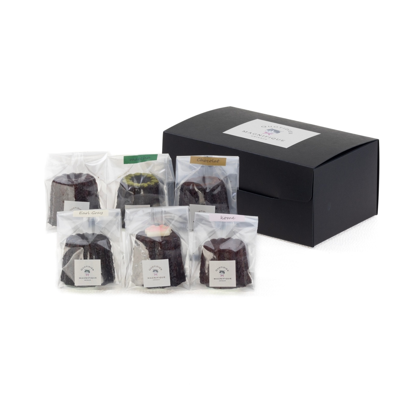 💝リベフェスで720個完売‼️
⭐️肉球カヌレ入り極みカヌレ全種類アソート6個セット