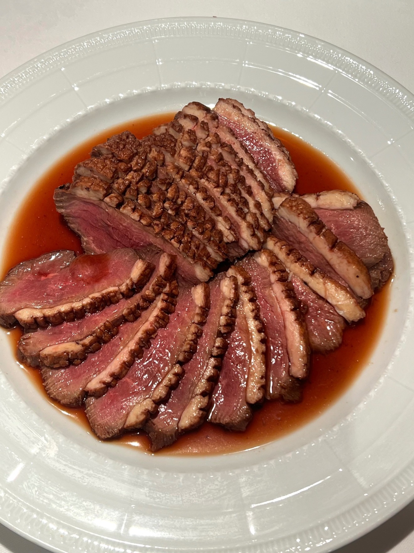 「噛むほどに広がる旨み。ご褒美にふさわしい、雅な一皿」和風 鴨ロース
