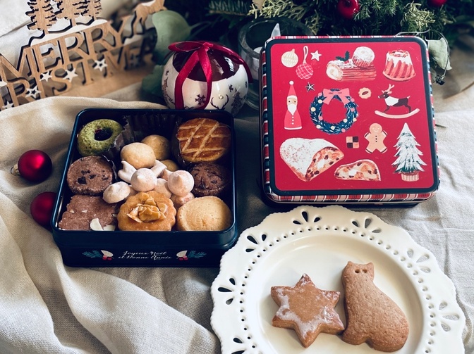 【一部地域送料無料】
数量限定！2024クリスマスクッキー缶
他の商品と同梱可能