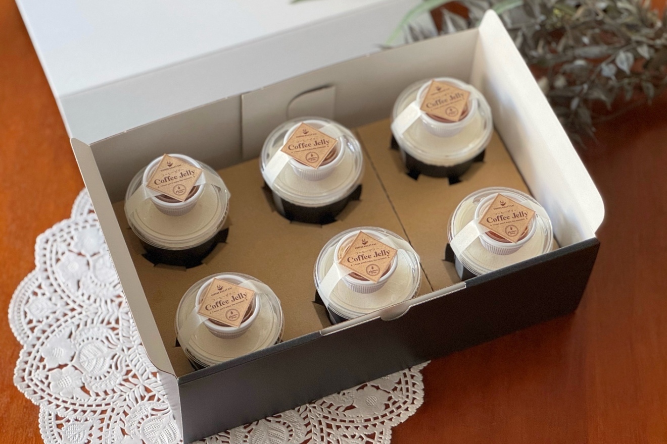 毎週土曜日発送【ご自宅用】コーヒー屋さんの自家製コーヒーゼリー（デカフェ使用）