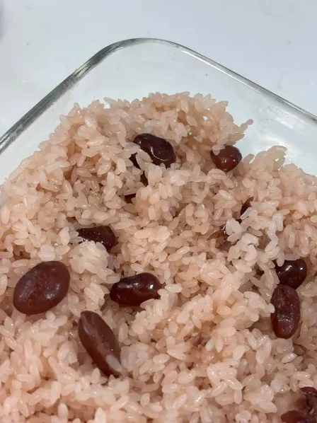 【秋の味覚】北海道式お赤飯🔴甘納豆×はくちょうもち200g×3パック｜無添加手作り冷凍