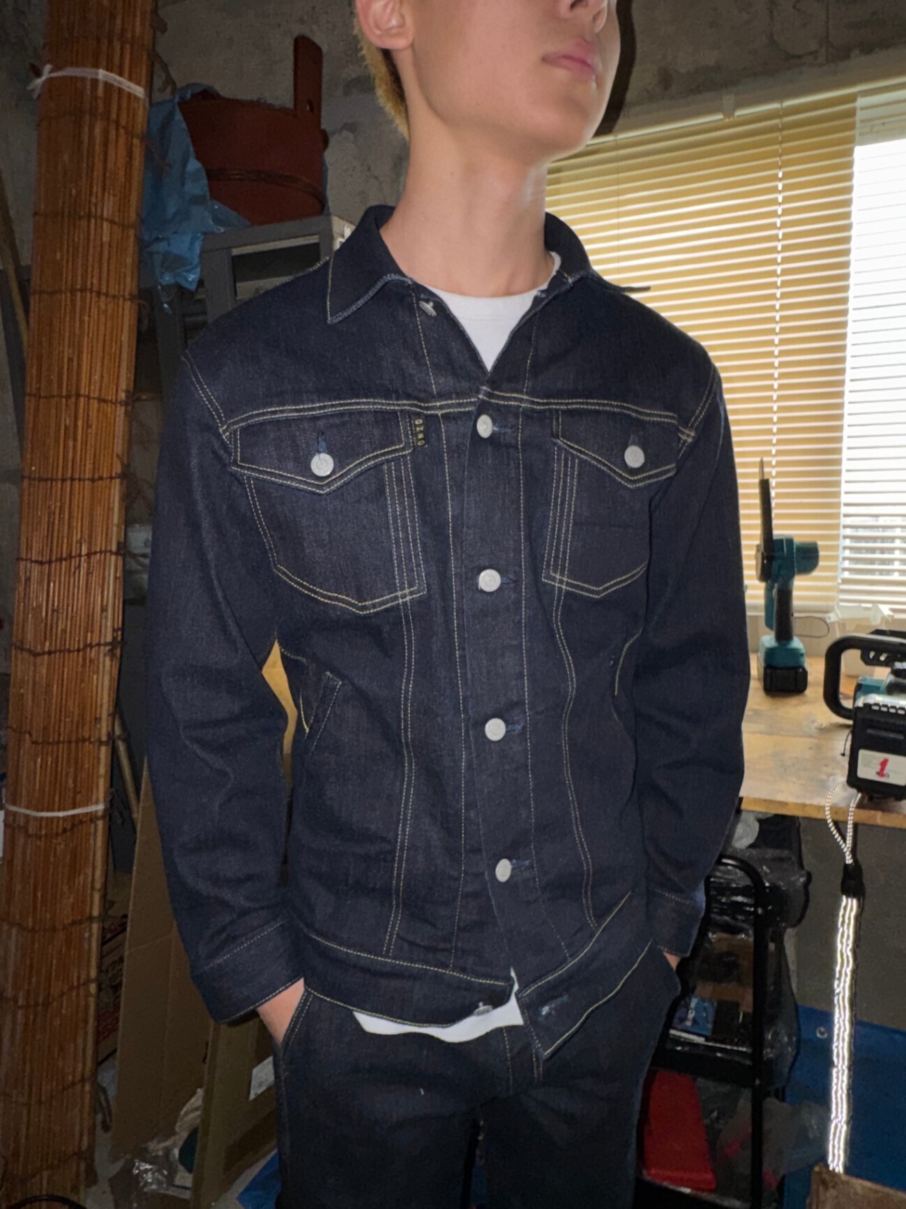 ONZO JEANS [GJK-550]児島産スポーティデニムジャケット　受注オーダー