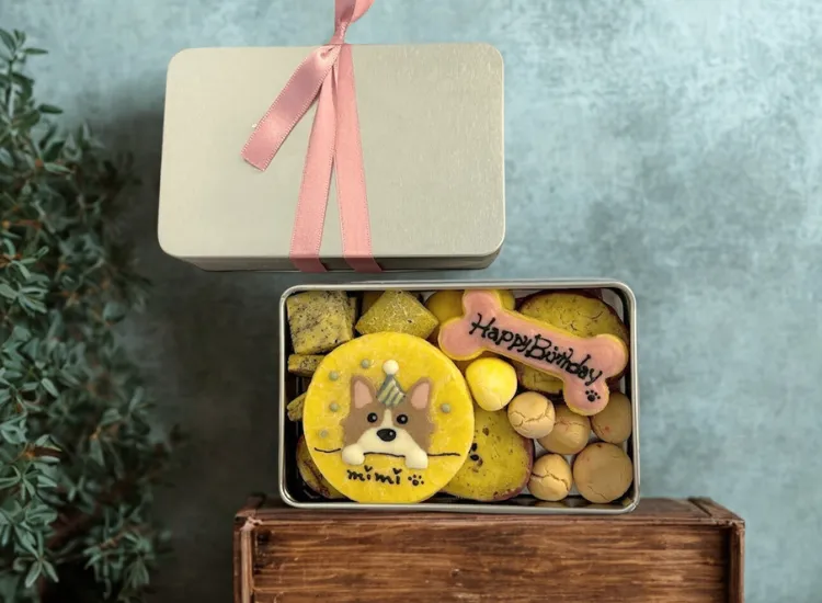 犬種が選べる🍪似顔絵クッキー缶(無添加・7種入)
