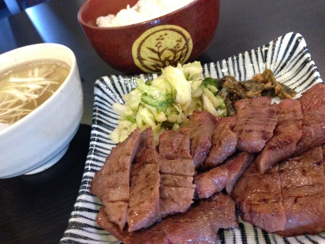 無添加塩麹使用　味付き牛たん220ｇ×５