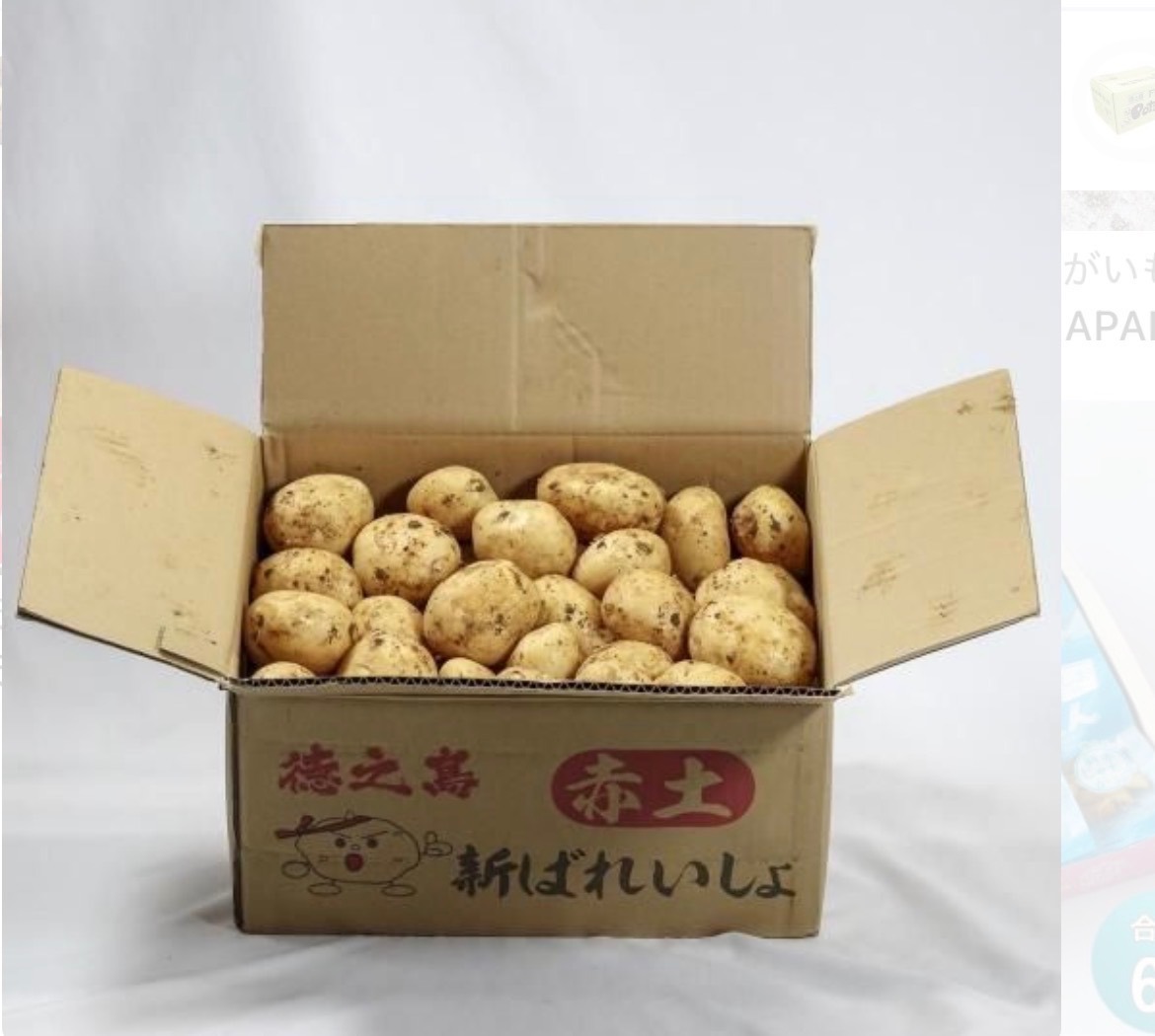 南国の恵み・徳之島産 新じゃがいも 5kg
【5月末までの限定出品】