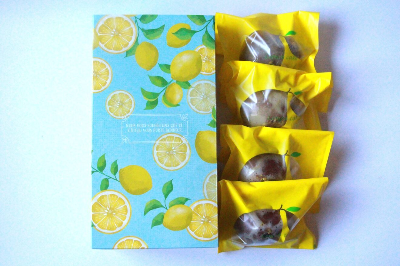 檸檬ケーキ4個入り※別の温度帯の商品と一緒にご注文はできません