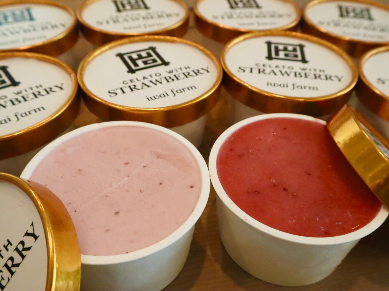 【数量限定】いちごジェラート6個セット（ソルベ＆ミルク／送料込み）