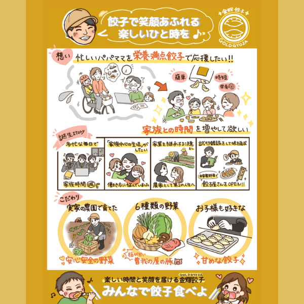 金輝餃子　自家製黒にんにく使用　【黒にんにく餃子】