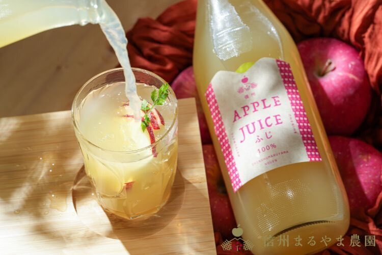 【6本セット】100年農家のこだわり！サンふじ100％クラフトジュース（送料別途）