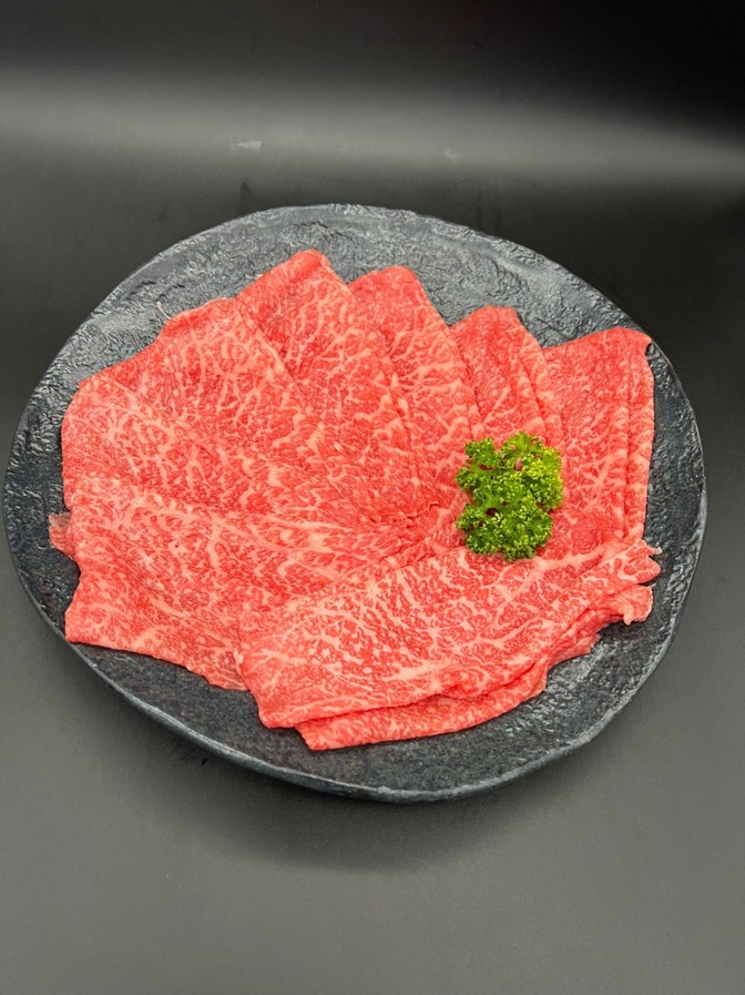 最高ランクA5-12
神戸髙見牛特撰赤身しゃぶしゃぶ用
350ｇ(冷凍便)