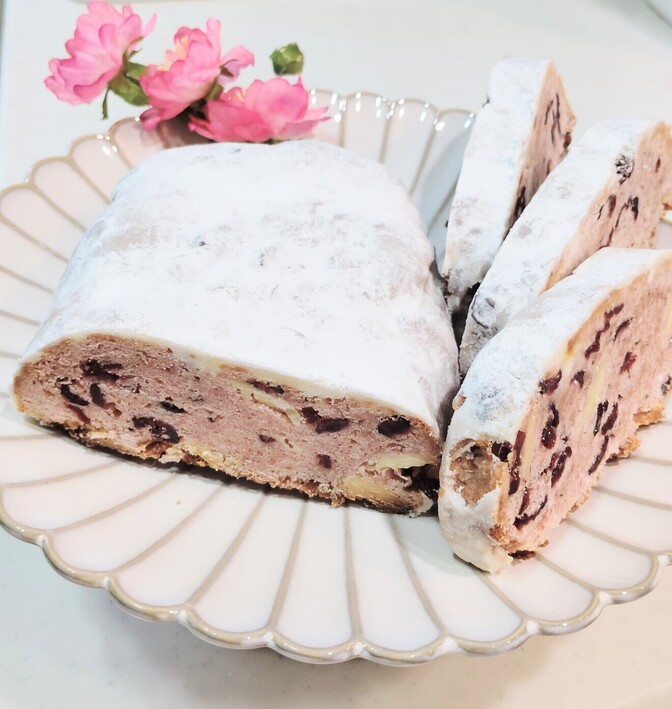 【4/7発送・期間限定・天然酵母使用】桜のシュトーレン