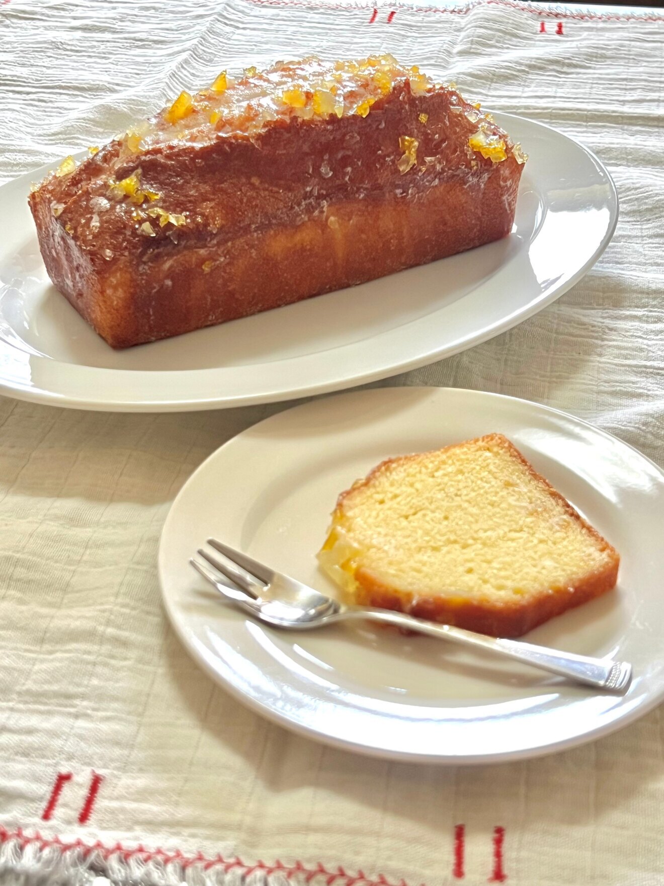 甘夏のパウンドケーキ