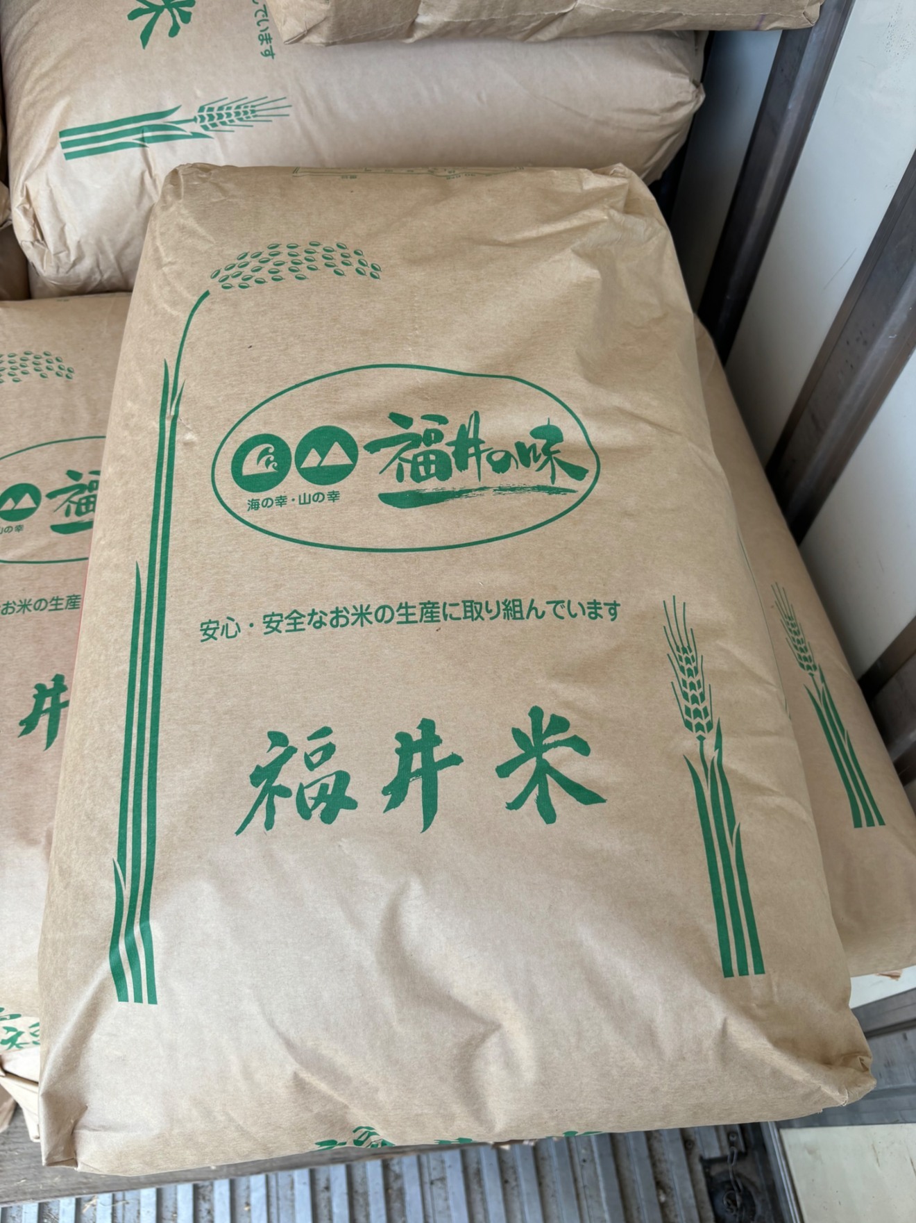 福井県産　新米コシヒカリ　精米(白米) 約27kg