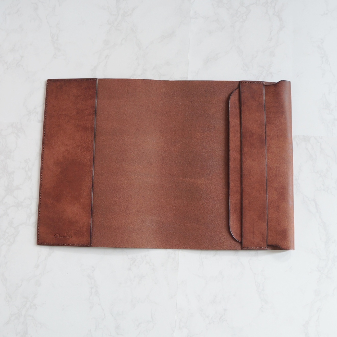 お金の大学サイズ。四六判　本革ブックカバー（カラー選択）