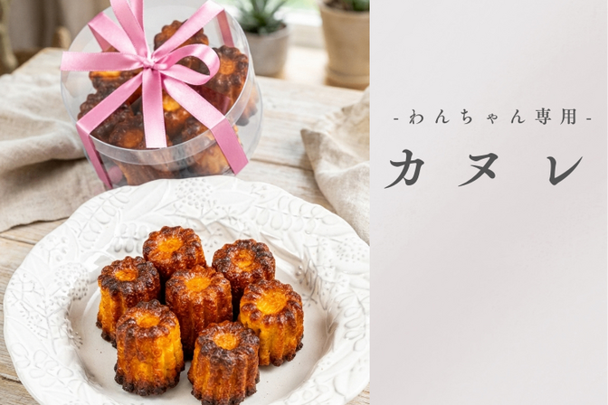 わんちゃん専用ヤギミルクカヌレ（7個入）