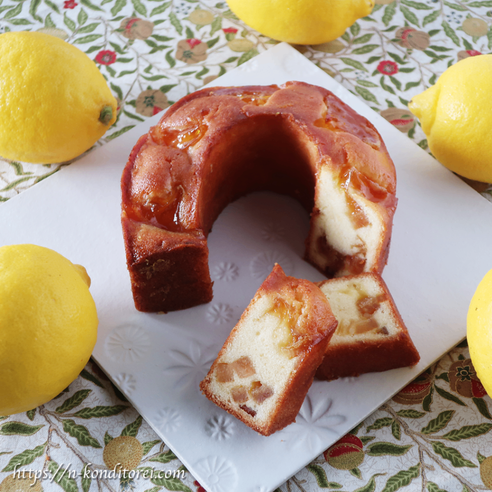 【広島県産オーガニックレモンの馬蹄型ケーキ】ツィトローネン グリュックスクーヘン