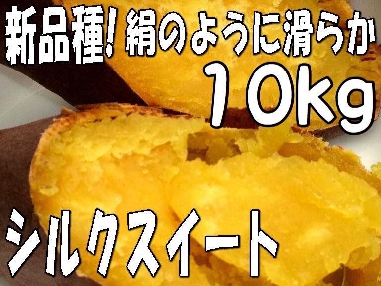 10kg【シルクスイート】無選別 超希少⭐︎しっとり滑らか甘いさつまいも