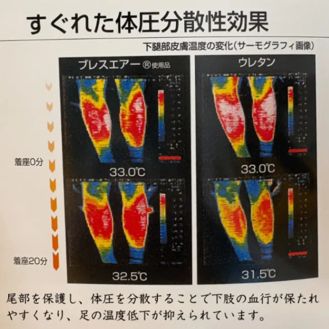 姿勢改善で腰痛・肩こり対策！デスクワーク・勉強が快適になる骨盤座板（ブレスエアー®採用）