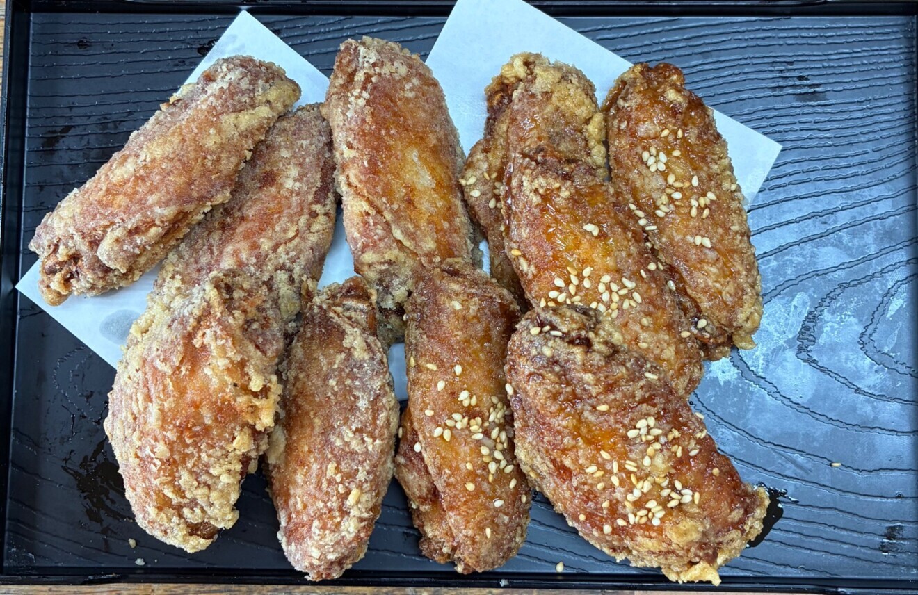 手羽先唐揚げペッパー&甘辛タレ