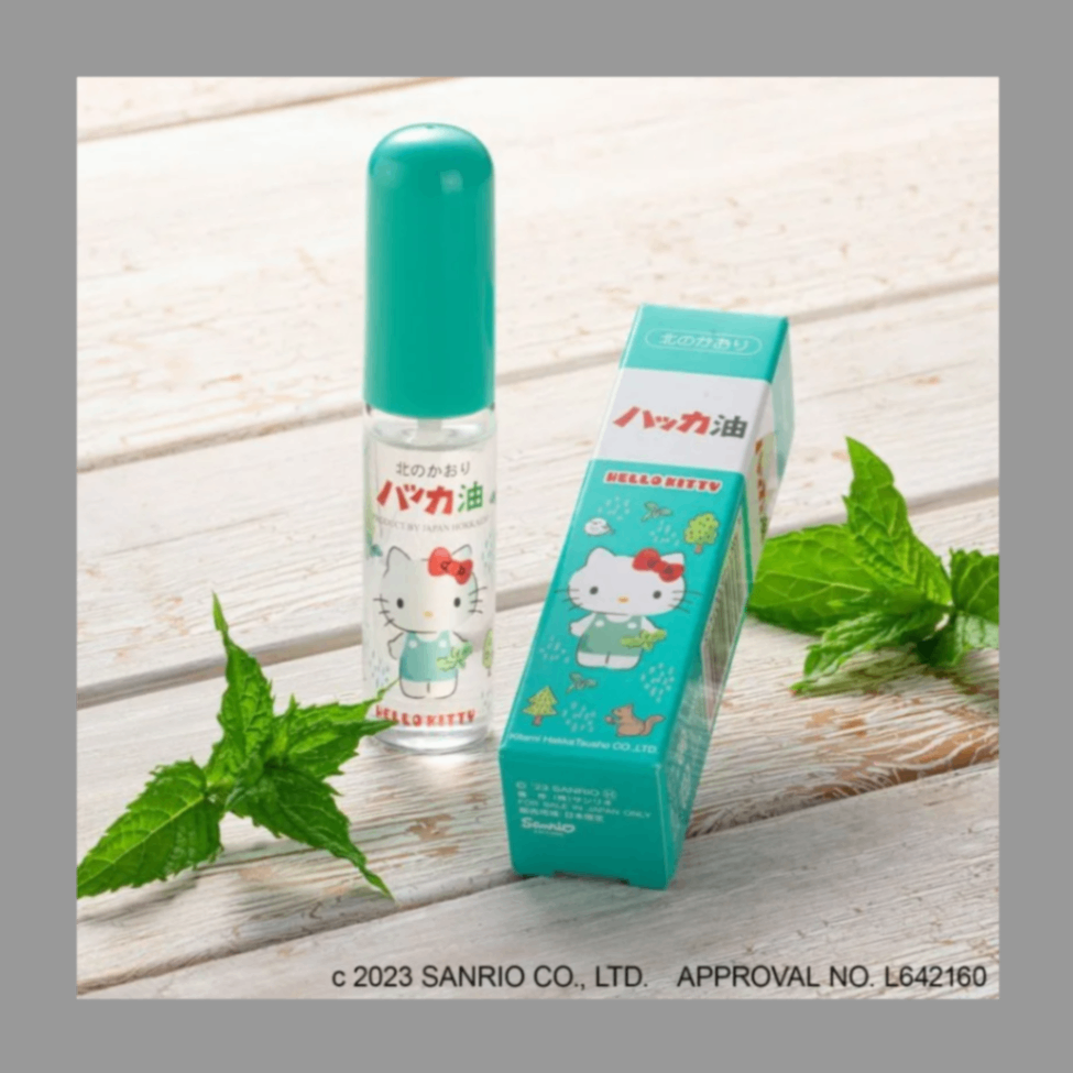 天然 ハッカ油 ハローキティ 11.5ml マスク 虫よけハッカ油スプレー 北見ハッカ 北見通商