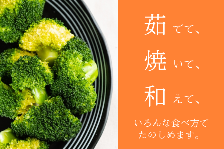 朝採り大玉ブロッコリー🥦茎まで美味しい｜活性炭入りで日持ち◎　6個