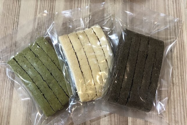 おからビスコッテイ3種＆豆乳おからケーキ3種
 ほうじ茶/抹茶/アーモンド
