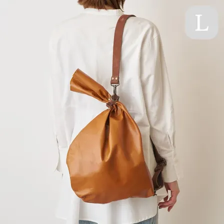 【日本製・姫路レザー】軽量 馬革ショルダーバッグ BOTAS Lサイズ