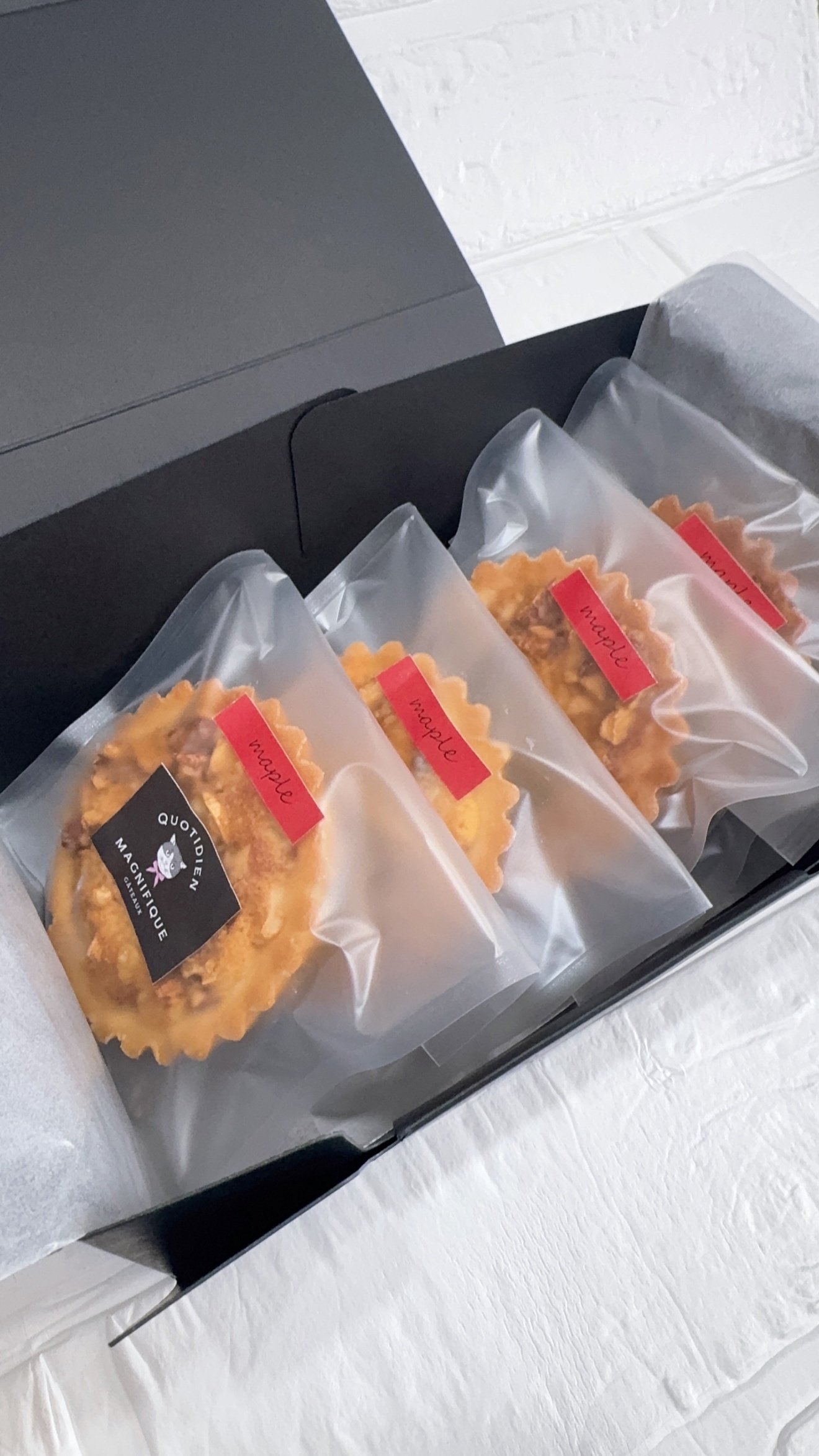 💝新登場🍁
高級メープルシロップ使用🍁ナッツたっぷり
メープルナッツタルト🥧