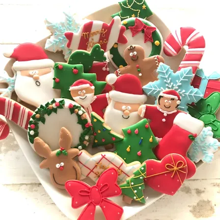 【プレゼントに】選べる！クリスマスアイシングクッキー⭐︎6個まで同梱可能⭐︎11/30まで限定