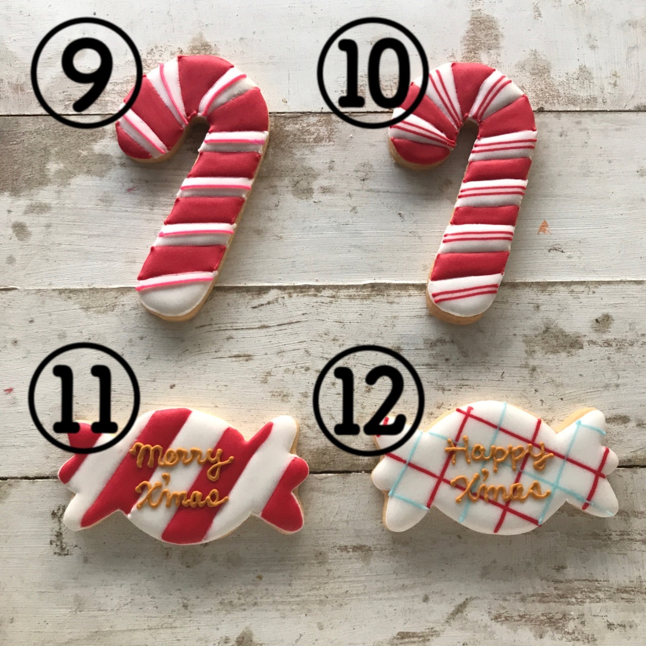 【プレゼントに】選べる！クリスマスアイシングクッキー⭐︎6個まで同梱可能⭐︎11/30まで限定