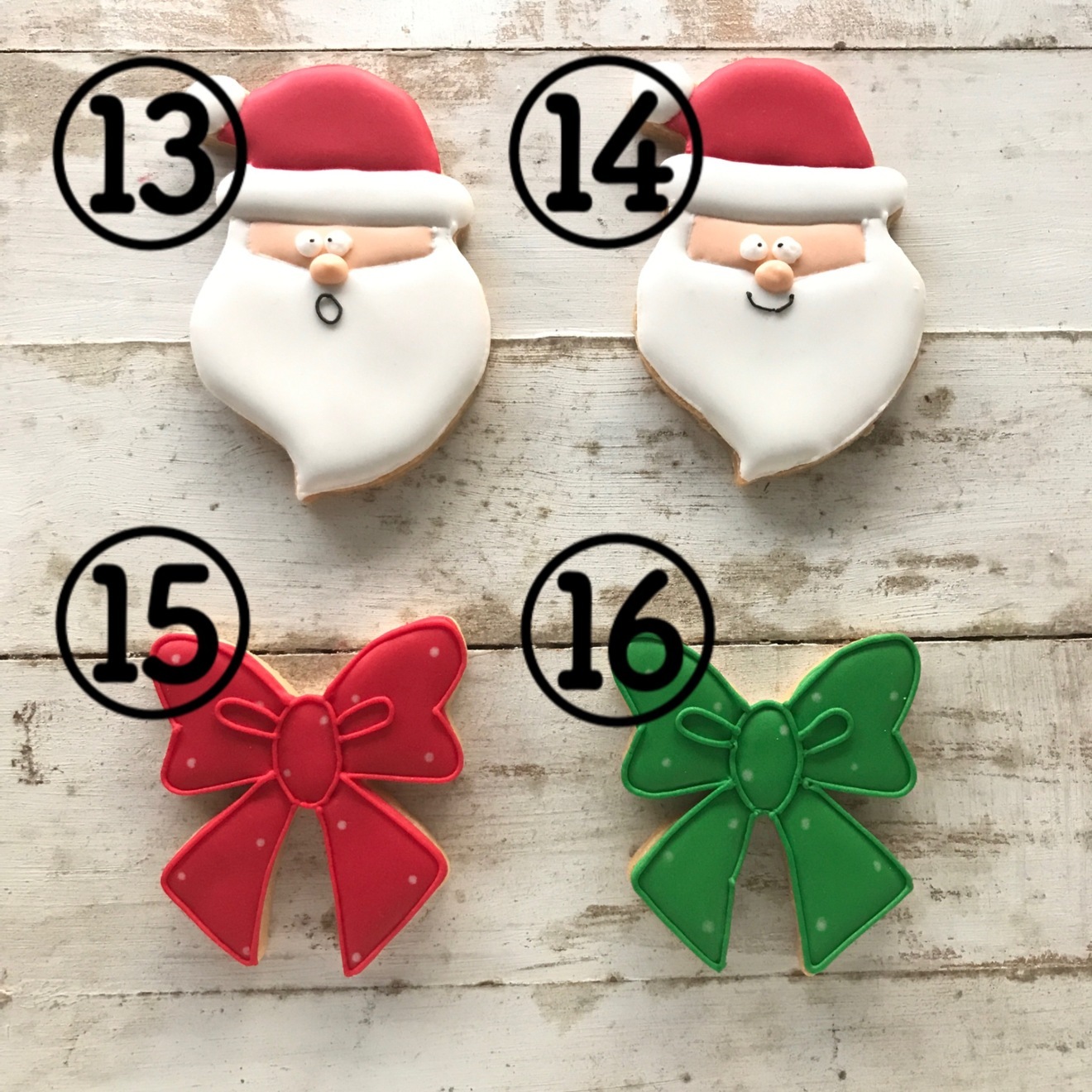 【プレゼントに】選べる！クリスマスアイシングクッキー⭐︎6個まで同梱可能⭐︎11/30まで限定