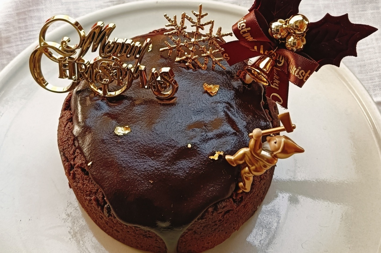 【クリスマスにお届け】木こりのガトーショコラ12cm/グルテンフリークリスマスケーキ
