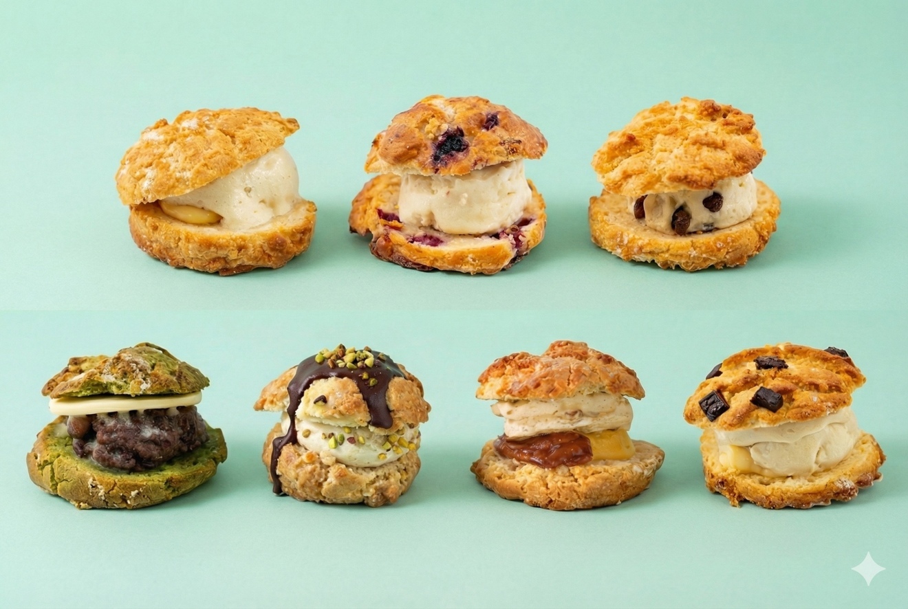 アップルカスタードスコーン10個セット
