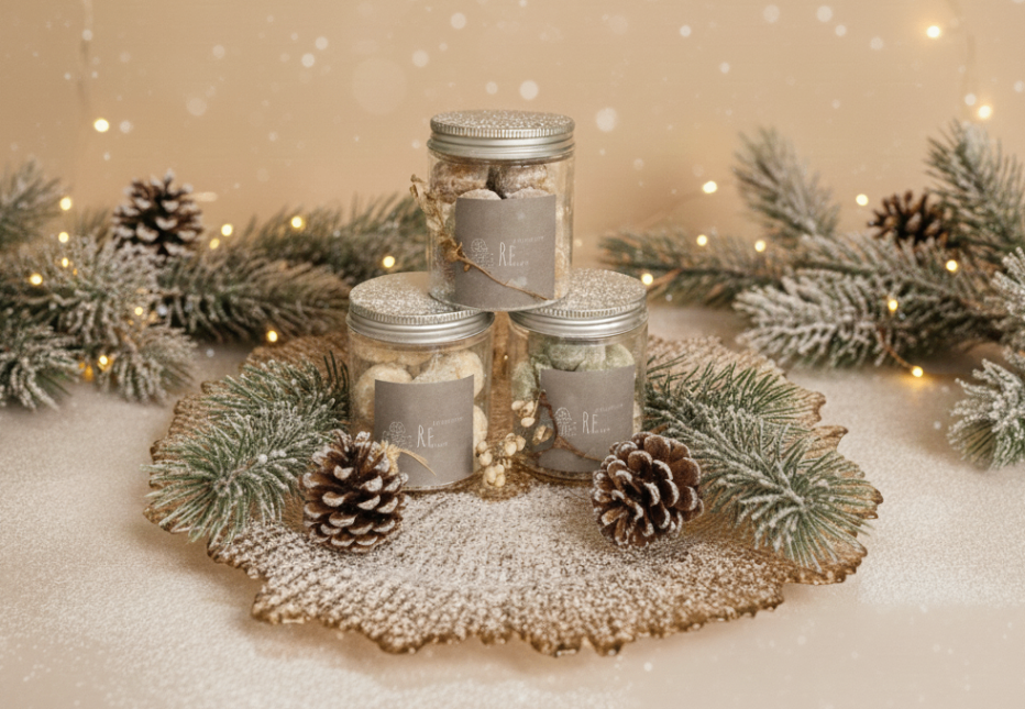 3種の米粉スノーボール☆さくホロ食感☆　〜手土産や贈り物に〜