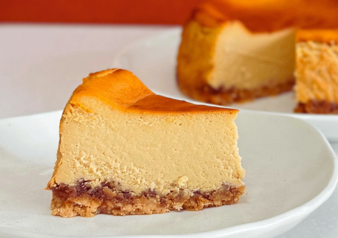 米粉のキャラメルナッツチーズケーキ/15cmホール8カット個包装【冷凍便】