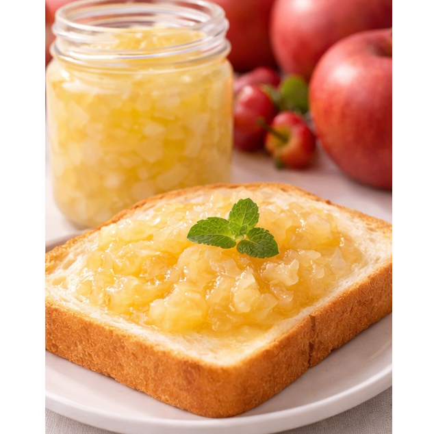 フレッシュコンフィチュール 
白りんごジャム赤りんごジャム　

