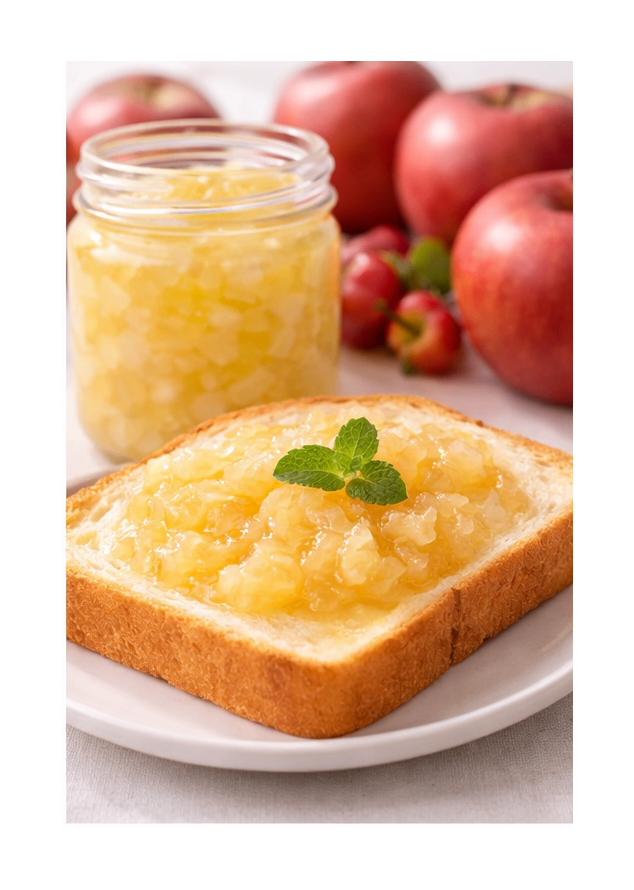 フレッシュコンフィチュール 
白りんごジャム　赤りんごジャム　
