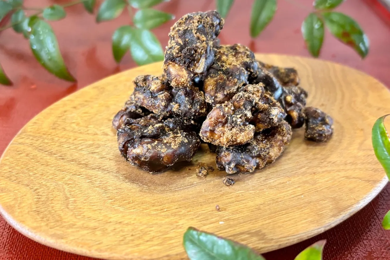 やみつき沖縄黒糖くるみ。ひと粒で満ちる、大人の黒糖時間。ご褒美25g×2袋セット