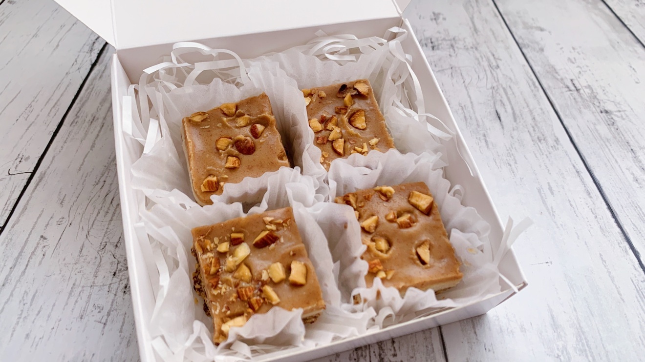 【Rawキャラメルナッツキューブ】オフ会から生まれたスイーツ🫶🏻白砂糖不使用・グルテンフリー！
