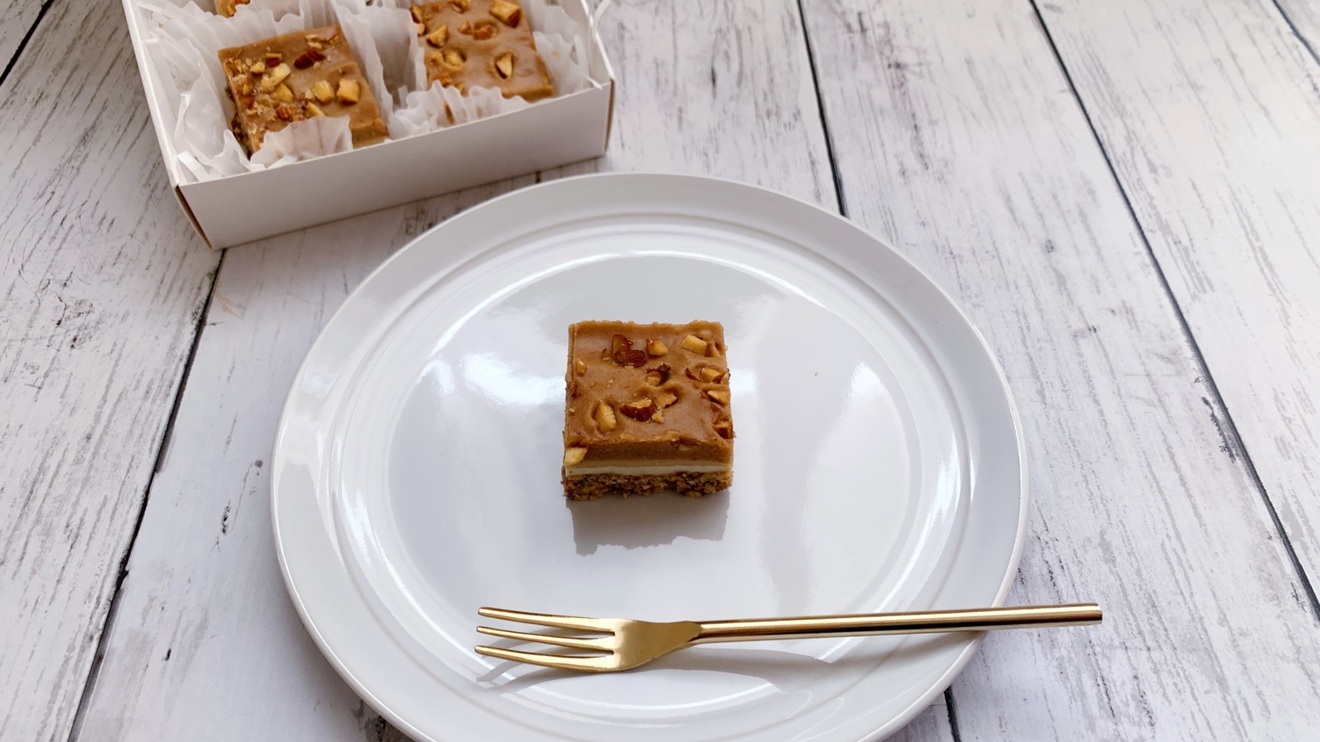 【Rawキャラメルナッツキューブ】オフ会から生まれたスイーツ🫶🏻白砂糖不使用・グルテンフリー！
