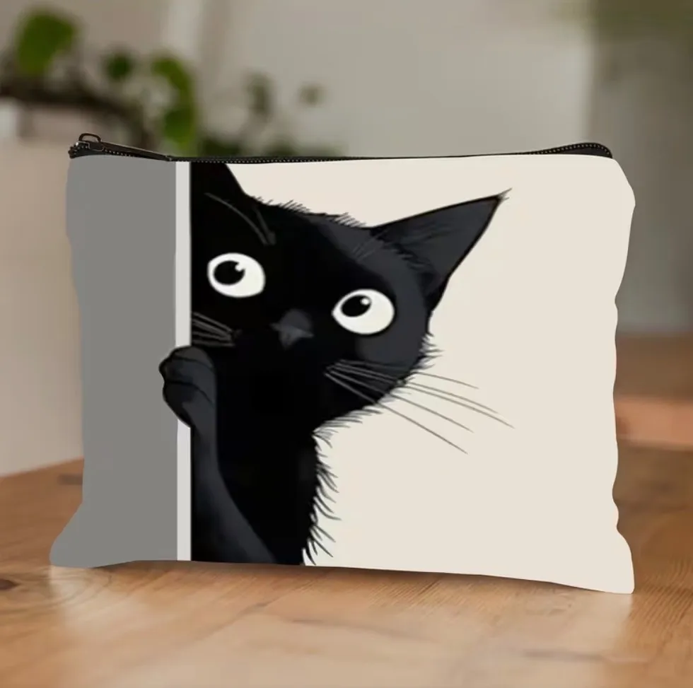 黒猫　ポーチ