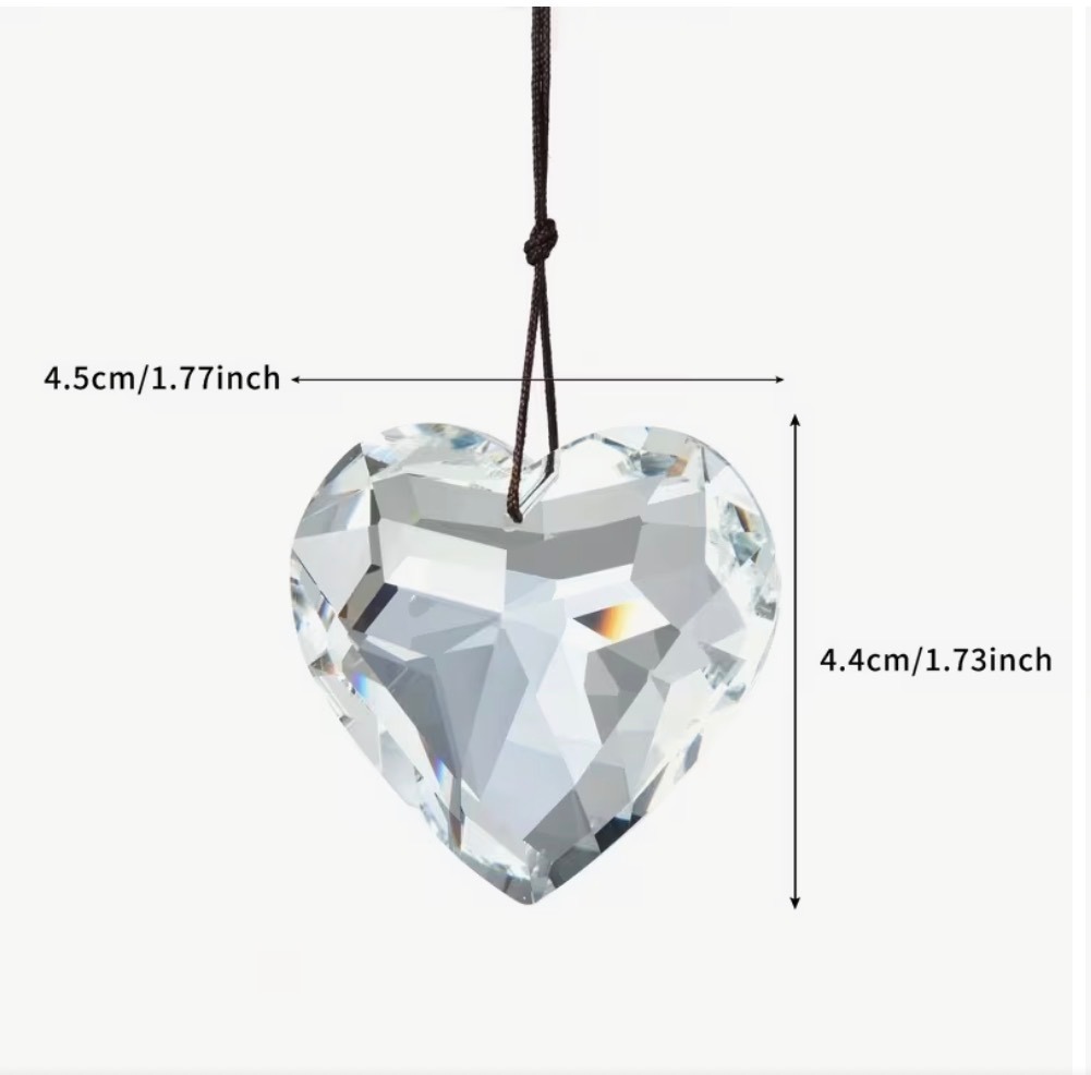 サンキャッチャー　ハートシリーズ透明