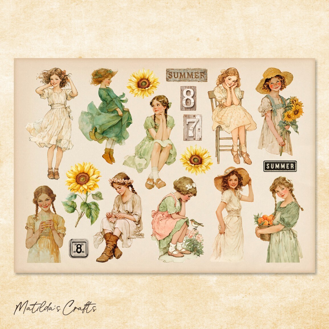 コラージュシート　MA-0049