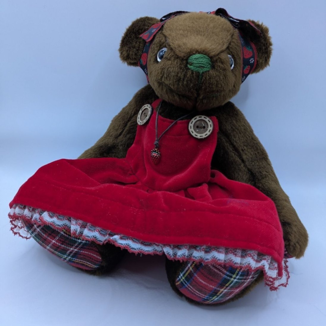 【b4】いちごちゃんテディベア（２８ｃｍ）