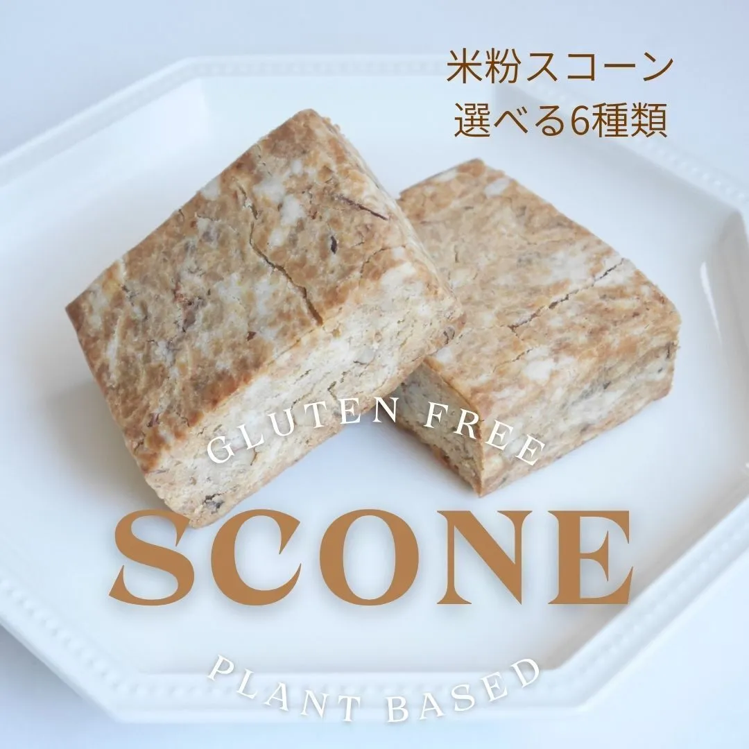 ザク、ほろっ食感!グルテンフリー＆卵・乳製品不使用スコーン
～選べる6個セット～