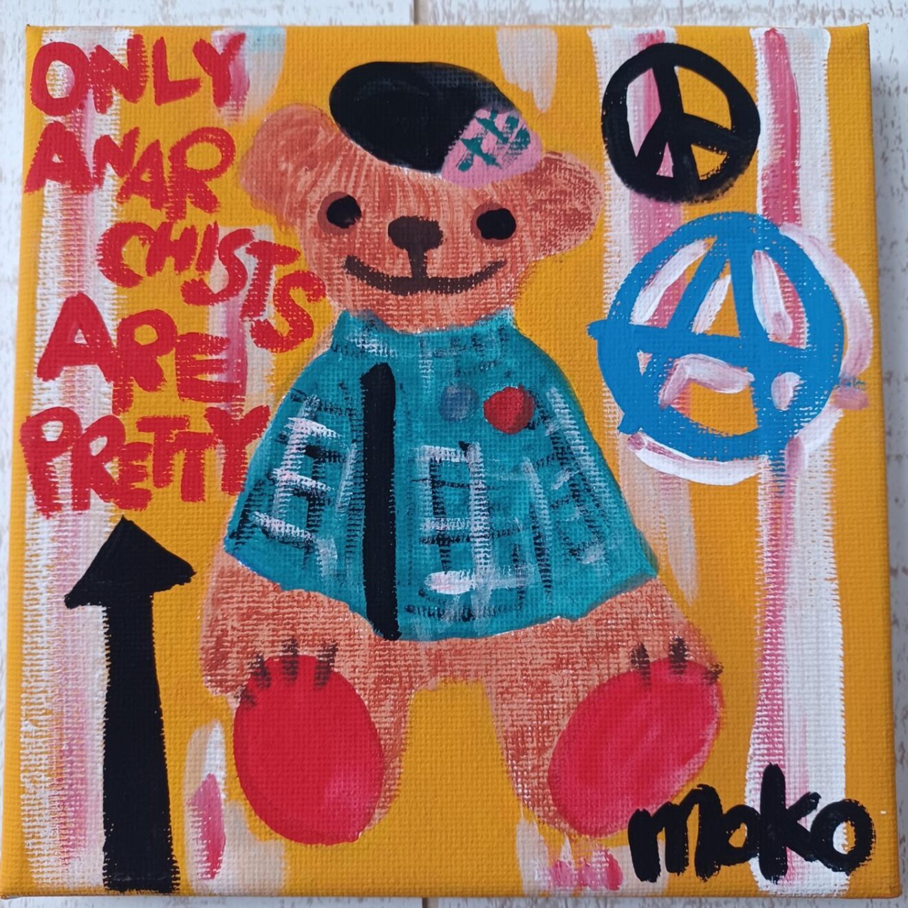 【A２4】テディベアアート