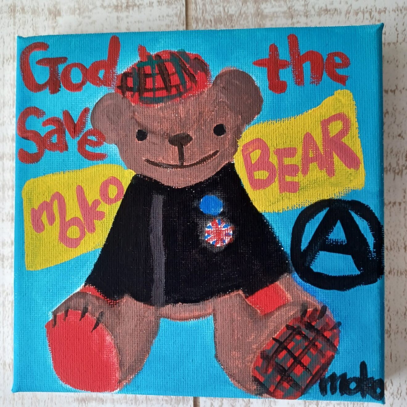 【A5】テディベアアート