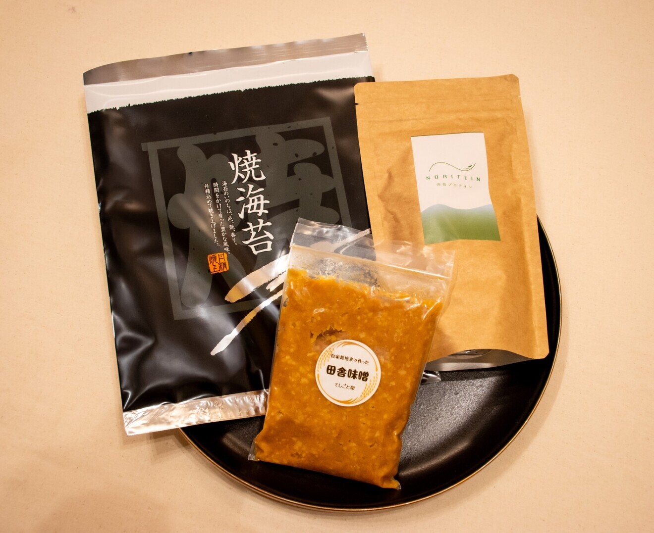 体が喜ぶ “朝食3点セット”（無添加味噌・無酸処理焼き海苔・スーププロテイン）